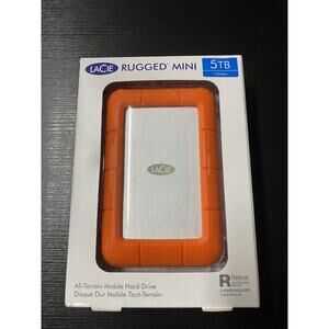 LaCie 5TB Rugged Mini Portable Hard Drive USB 3.0 (Sealed)